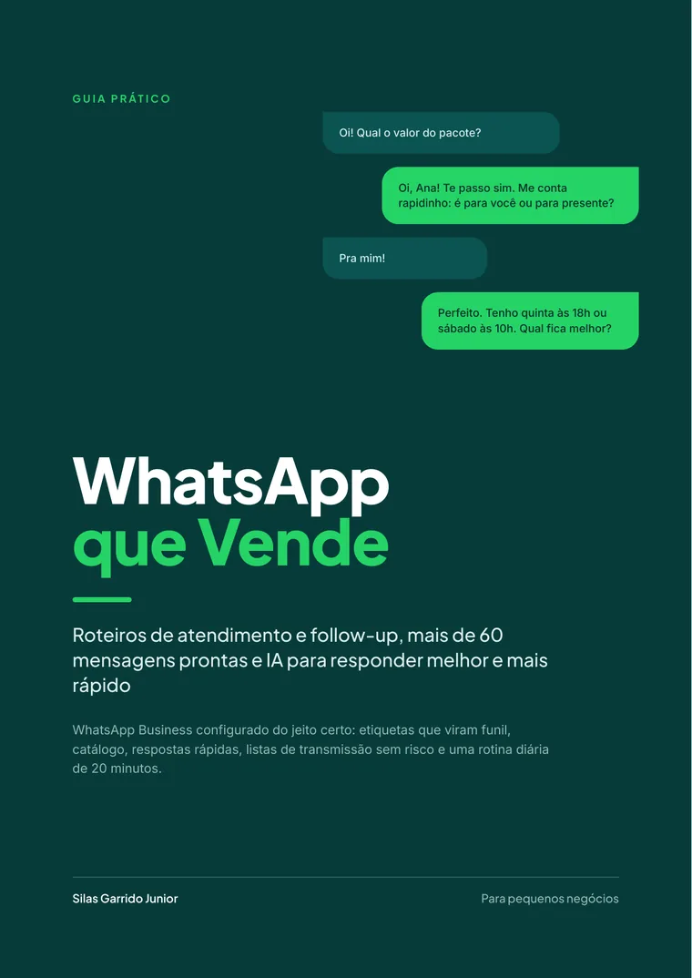 Capa WhatsApp que Vende